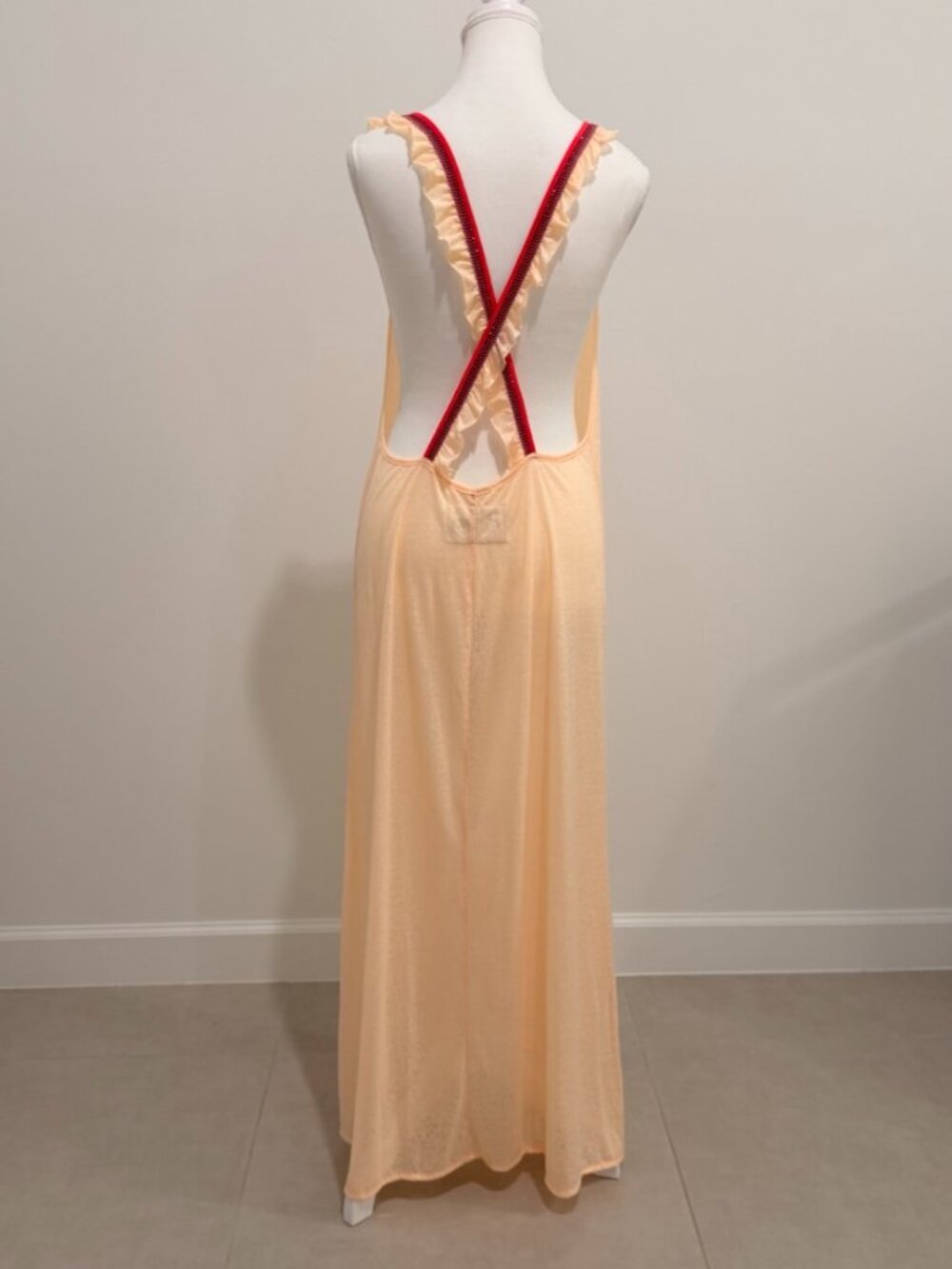 pitusa open back maxi dress